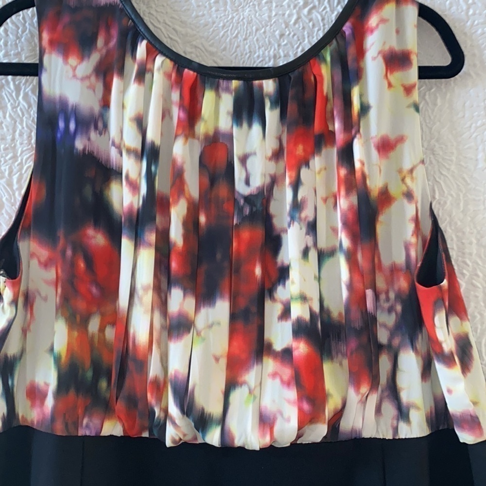 Lane Bryant Scoop Neck Pleated Bodice Sheath Dress - Picture 4 of 7